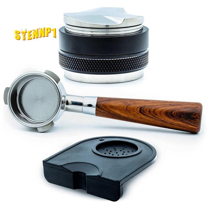 Máy Pha Cà Phê Không Đáy 54mm + Tấm Lót Tamp 53mm   Phụ Kiện Chuyên Dụng Dành Cho Breville Barista Express