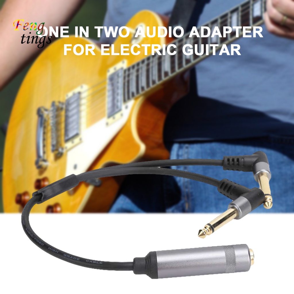 Dây Cáp Âm Thanh Ổn Định Chống Trầy Xước Tốc Độ Cao 6.35mm Cho Guitar