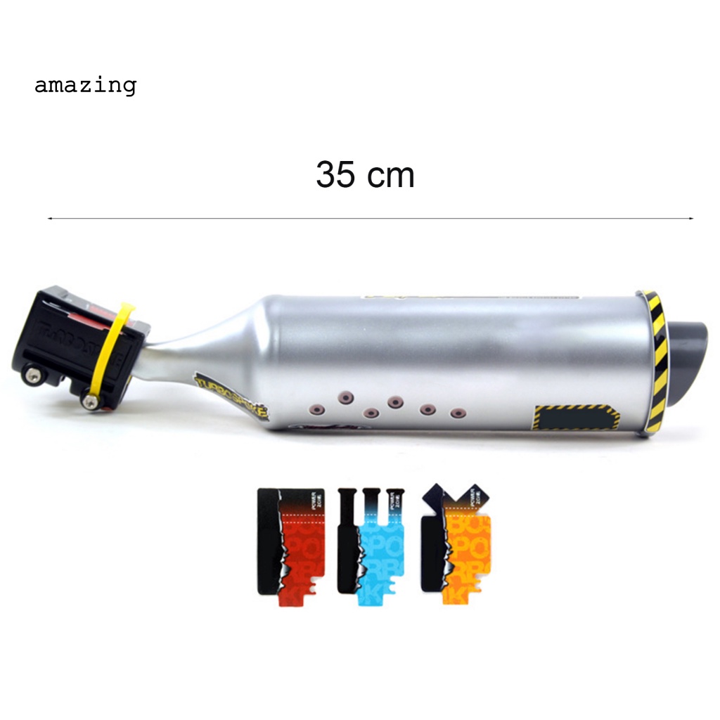 Bộ 6 Ống Pô Xe Đạp / Xe Máy Tạo Hiệu Ứng Âm Thanh Turbo Khác Nhau