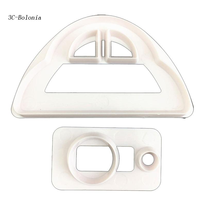 Khuôn Cắt Bánh Quy Bằng Nhựa In Họa Tiết 3D DIY