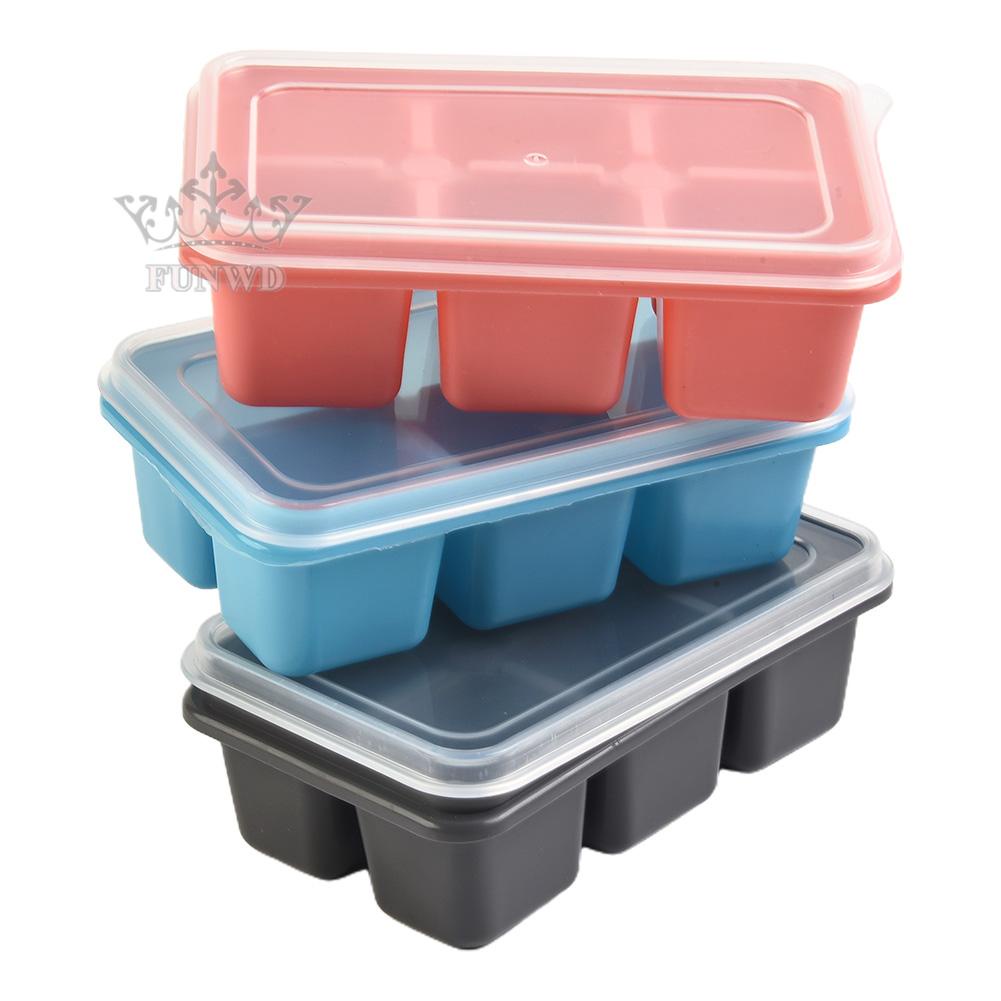 Khuôn Làm Đá Viên Bằng Silicone PP + Silicon Kích Thước Lớn DIY Mới