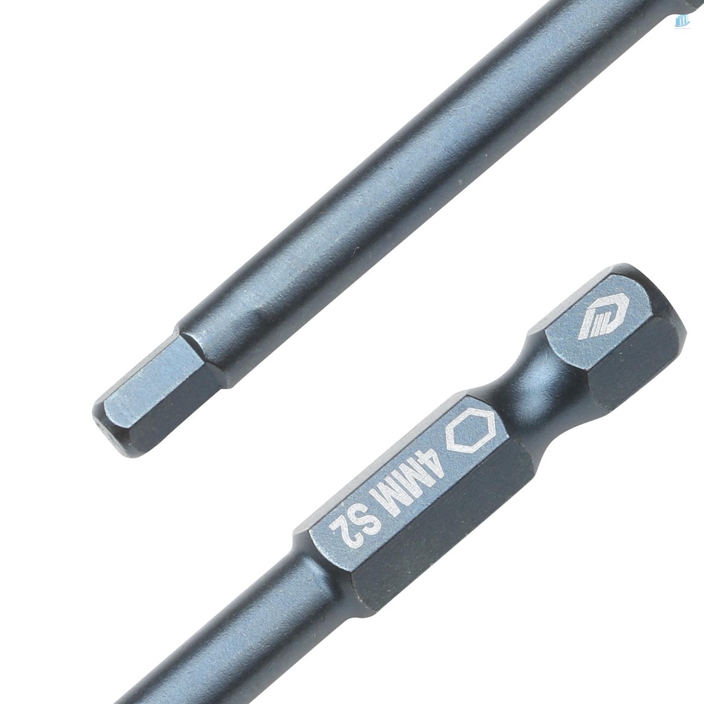 Set 10 Mũi Khoan Từ Tính 1 / 4 Inch 65mm S2 Bằng Hợp Kim Thép Chuyên Nghiệp