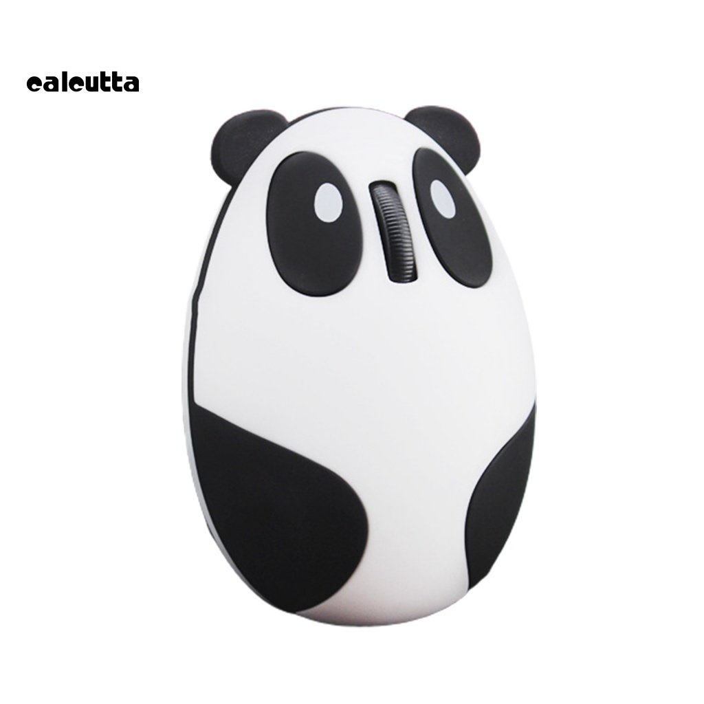 Chuột Không Dây 2.4GHz Hình Gấu Trúc Dễ Thương Thông Dụng Cho PC / Máy Tính