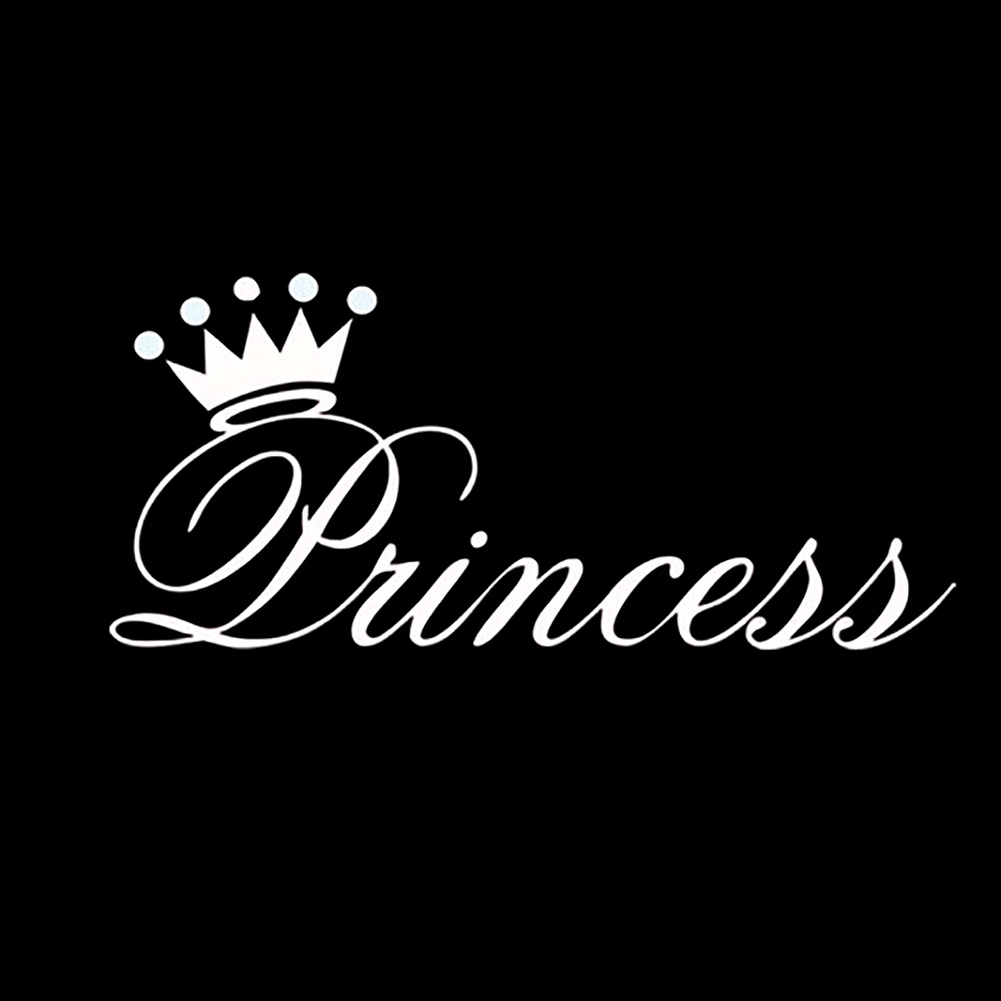 Set 5 Miếng Dán Trang Trí Xe Ô Tô Hình Vương Miện