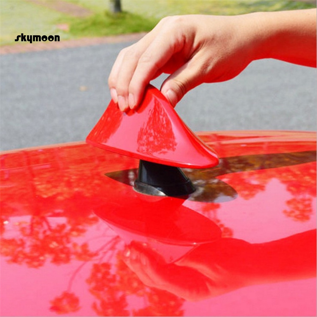 Bộ Ăng Ten Tín Hiệu FM Hình Vây Cá Mập Tự Dính Thông Dụng Cho Xe Hơi