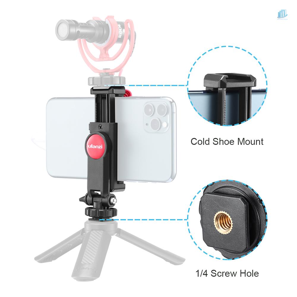 Giá Đỡ Kẹp Điện Thoại / Microphone 1 / 4 Xoay 360 Độ Ulanzi Tiện Dụng
