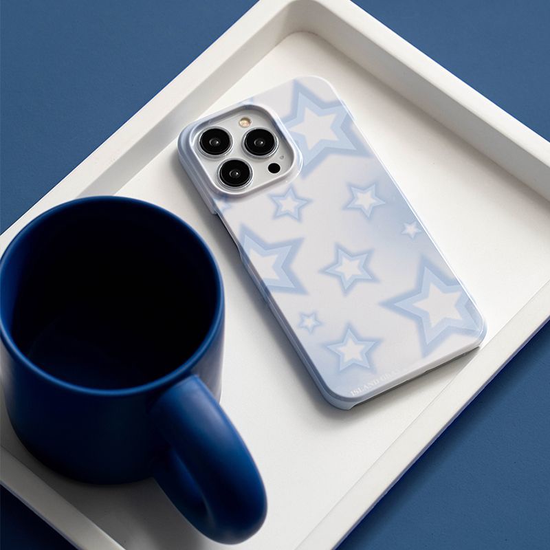 Ốp Điện Thoại Cứng Họa Tiết Ngôi Sao Màu Gradient Cho Iphone 13 78 1211Max 14pro