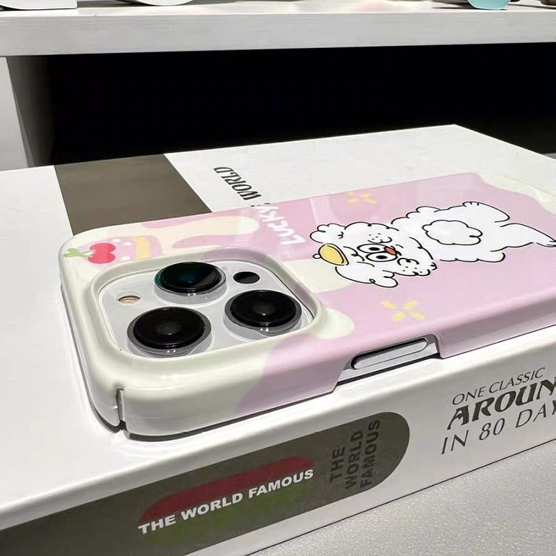 Ốp Điện Thoại Cứng Họa Tiết Gấu / Kem Dễ Thương Cho Iphone13plus 12Max 8x 1114Pro