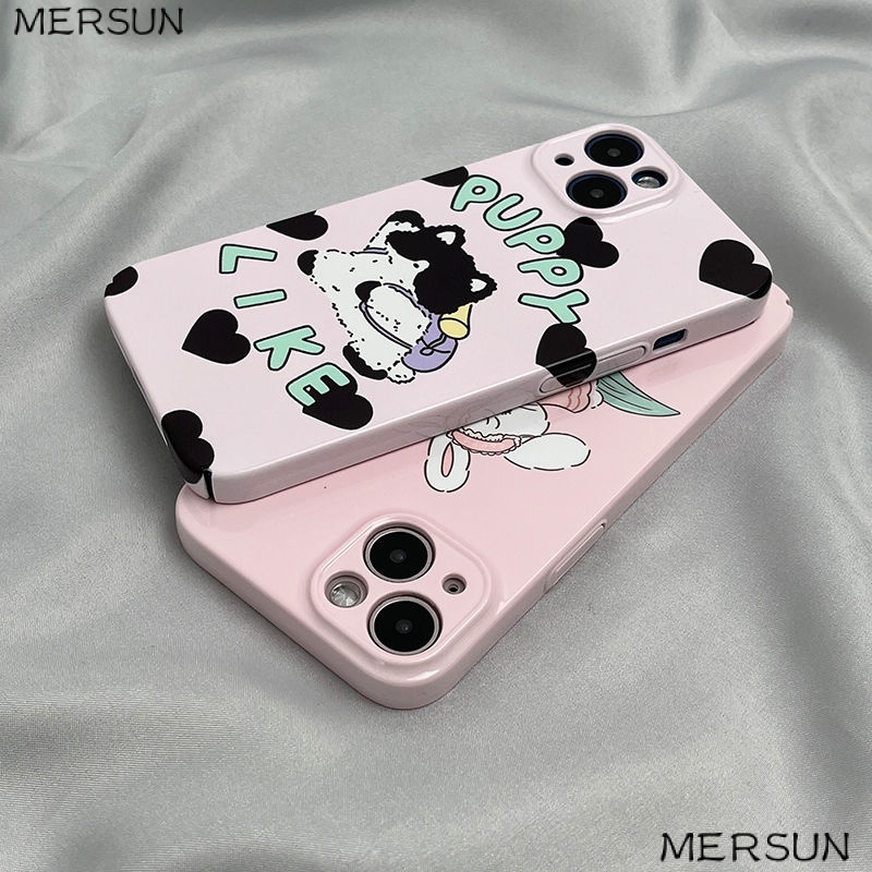 Ốp Điện Thoại Cứng Họa Tiết Thỏ / Hoa Tulip Bảo Vệ Toàn Diện Cho Apple 14 11 1314 plusXS