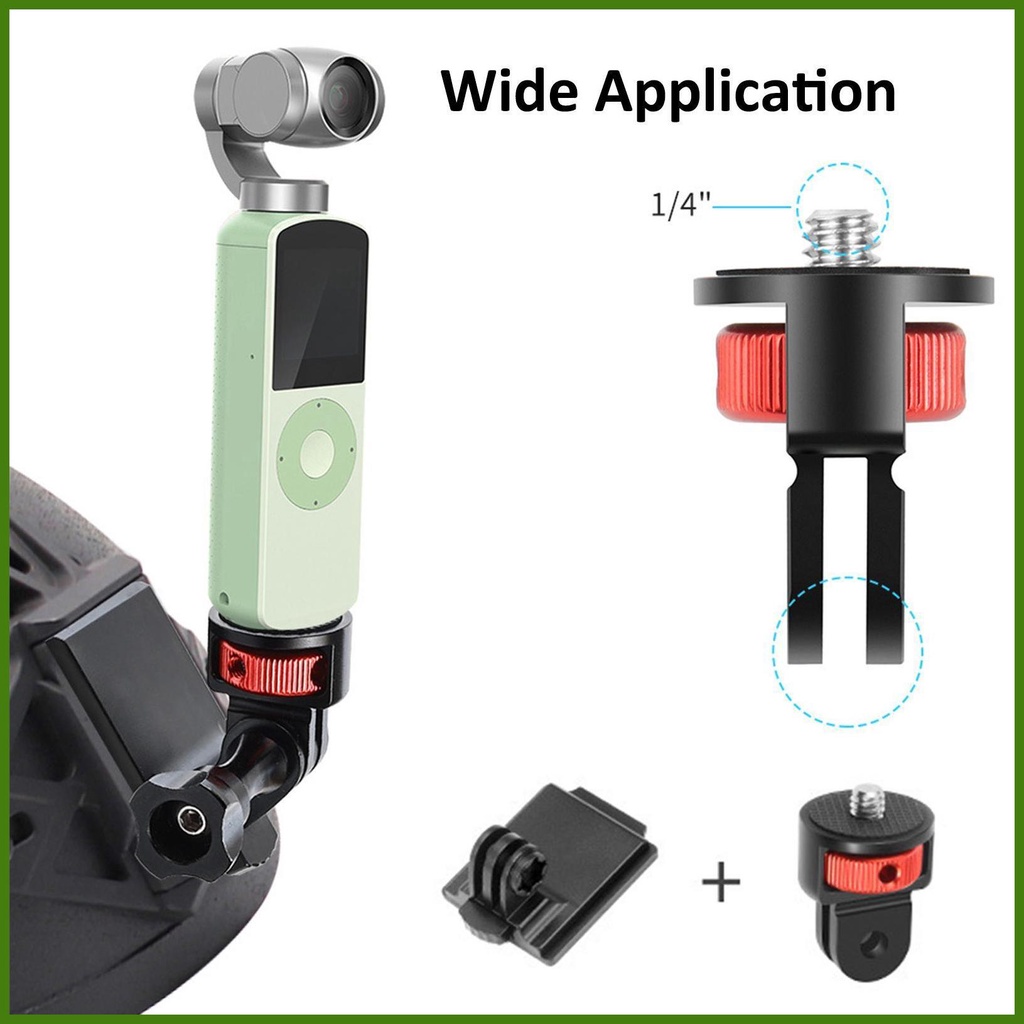 Bộ Chuyển Đổi Gậy Ba Chân Bằng Nhôm Với Đệm Cao Su Chống Trượt Tùy Chỉnh Kèm Ốc Vít Cho Máy Ảnh Hành Động