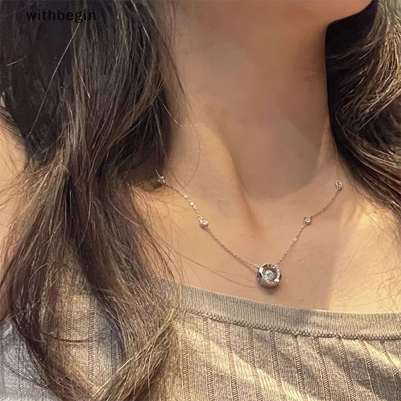 Vòng cổ Mặt Trái Tim Đính Đá Thời Trang Dành Cho Nữ