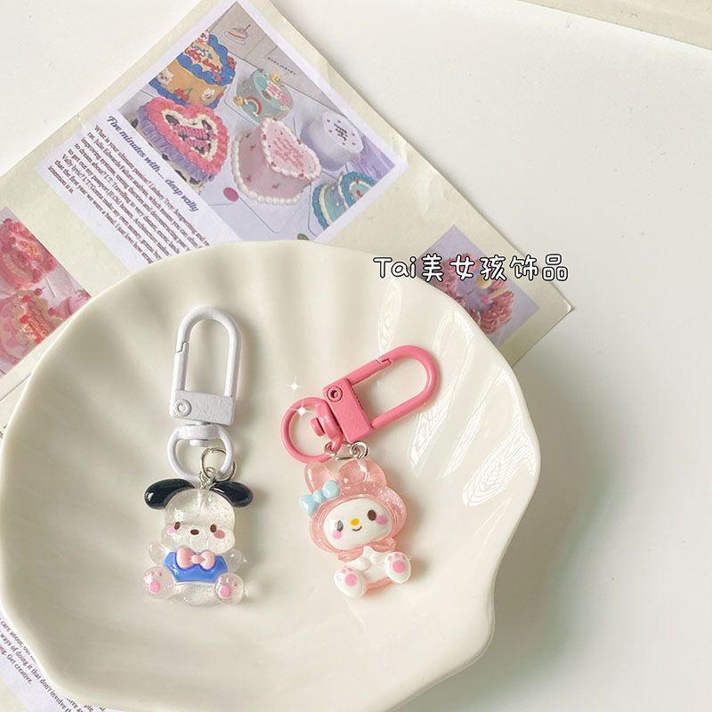 SANRIO Móc Khóa Hình Chú Chó Cinnamon Hoạt Hình Cinnamon Đáng Yêu