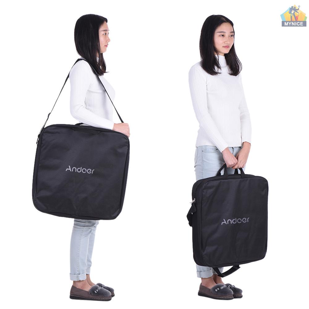 Vòng Đèn LED Trợ Sáng Chụp Ảnh Andoer 18 Inch 50W 3200K-5500K Có Thể Điều Chỉnh Nhiệt Độ Kèm Gương Trang Điểm Giá Đỡ