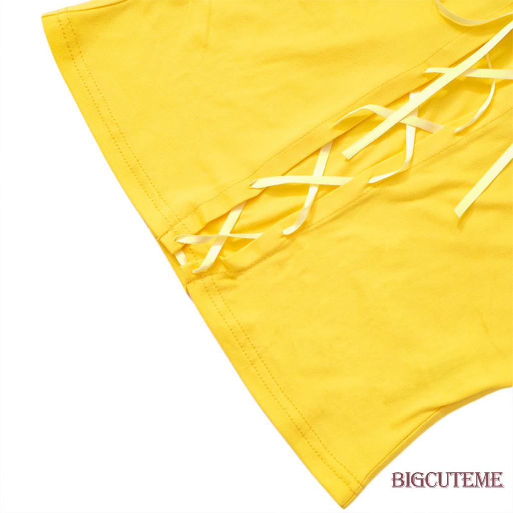 Áo Lửng Nữ Không Tay Hở Vai Thời Trang Quyến Rũ