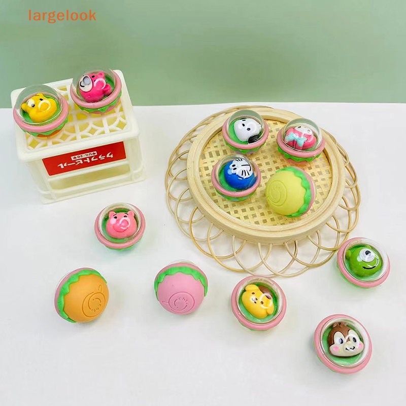 Set 5 Đồ trang trí Động Vật Doraemon / Dâu Tây / Gấu Bằng Nhựa Resin Màu Dạ Quang Trang Trí Tiểu