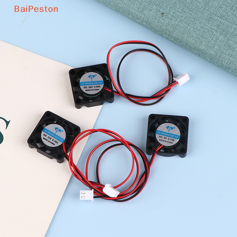 1 Chiếc Quạt Làm Mát Mini Không Chổi Than 25 * 25 * 7mm DC2507 2-Pin 5 / 12 / 24V