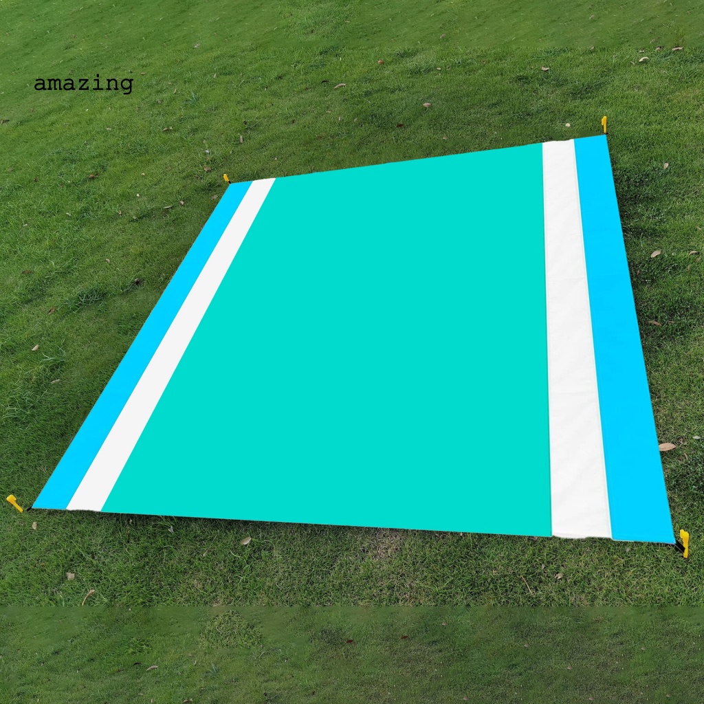 1 Bộ Thảm Cắm Trại Kèm Chốt Cố Định Chống Ẩm Dễ Mang Theo