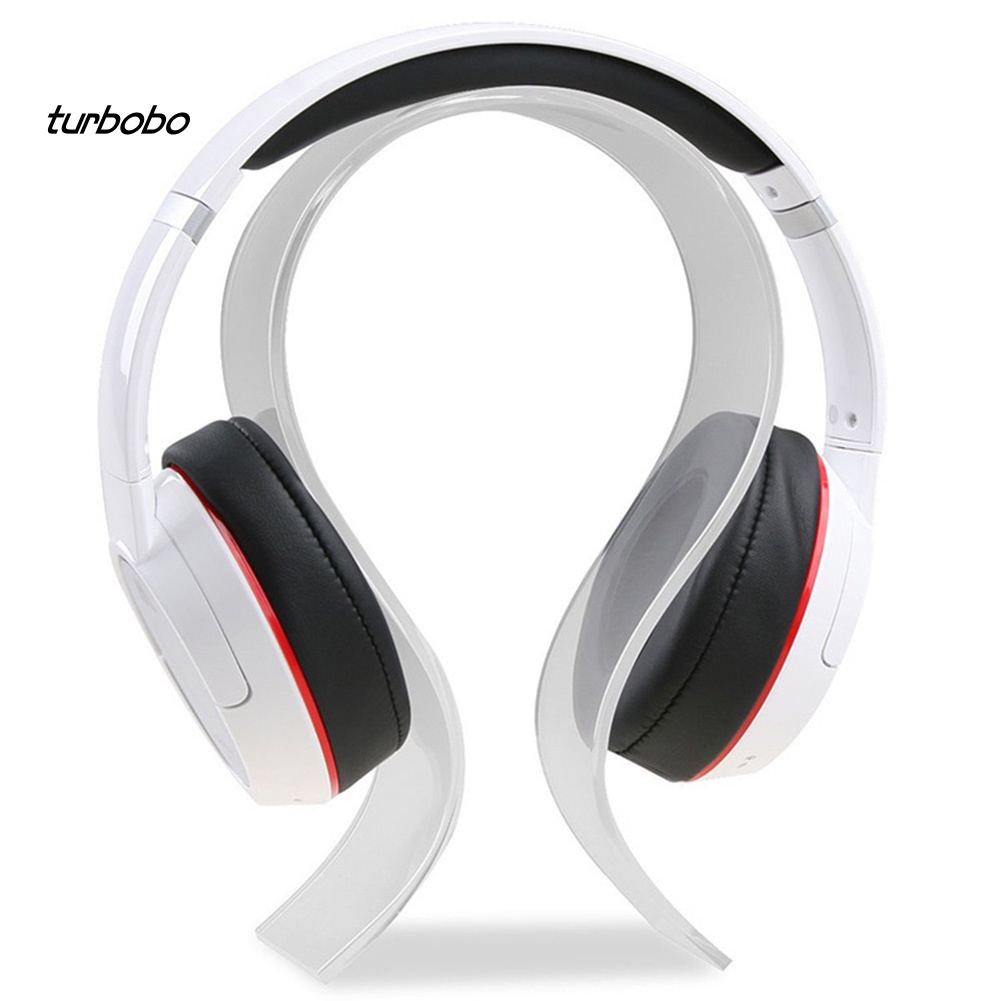 Giá Đỡ Tai Nghe Đứng Bằng Acrylic Hình Cong Thông Dụng