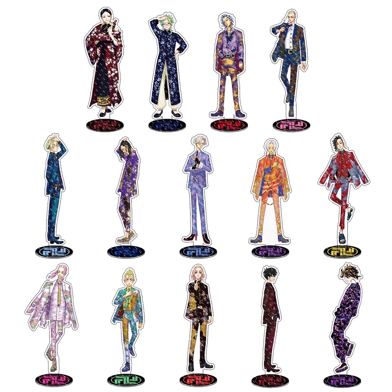 Mô Hình Nhân Vật Anime Tokyo Revengers Hai Mặt Bằng Acrylic Để Bàn Trang Trí
