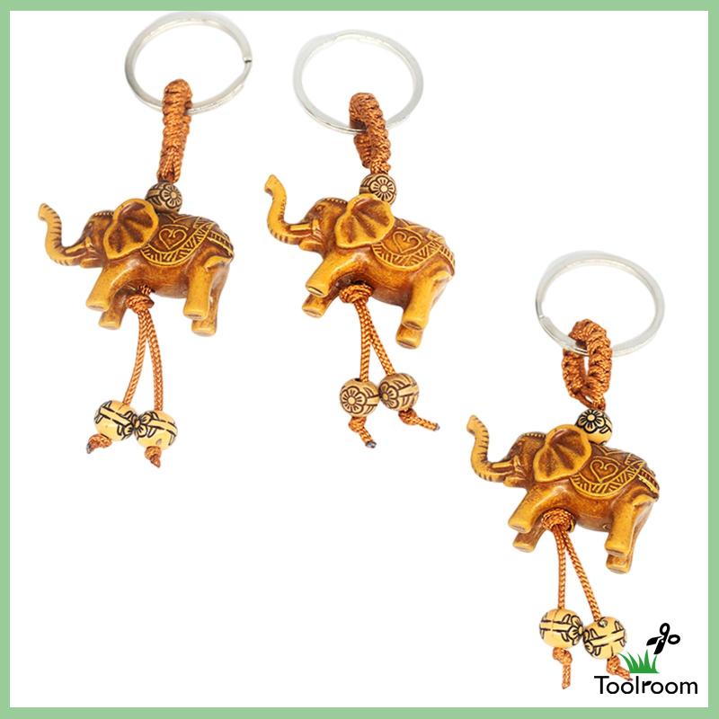 Set 3 Móc Khóa Voi Handmade Xinh Xắn