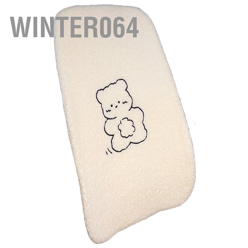 Winter064 Hỗ Trợ Lưng Xe Hơi Phong Cách Hoạt Hình Dễ Thương Thân Thiện Với Làn Da Berber Lông Cừu Đa Năng Đệm Ô Tô Cho Nội Thất