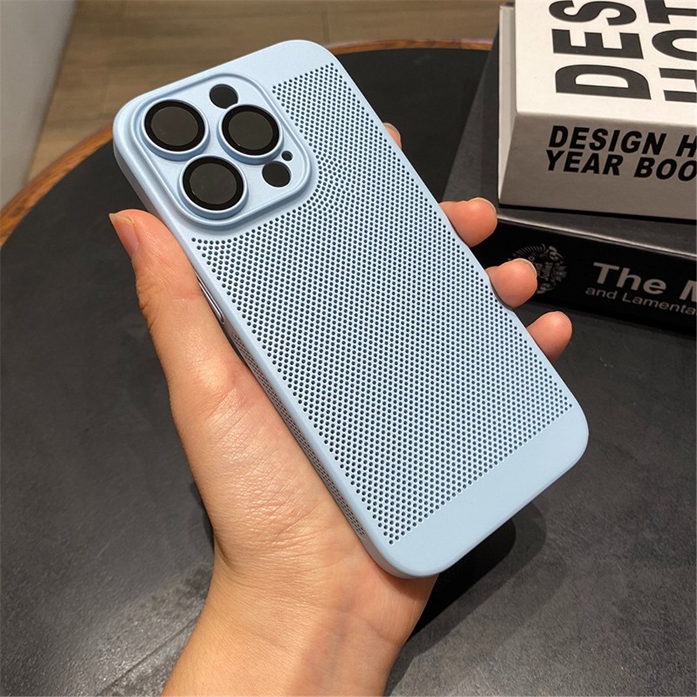 Ultra Ốp Điện Thoại Cứng Siêu Mỏng Mặt Nhám Tản Nhiệt Chống Sốc Cho iPhone 14 Plus 13 12 11 Pro Max