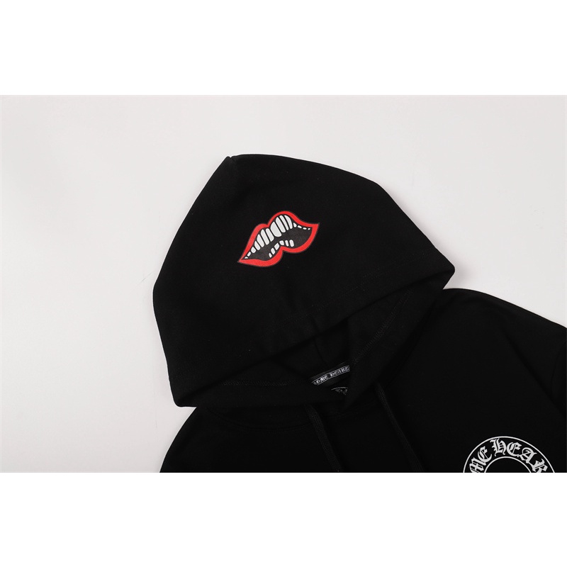 Bán Chạy Nhất Áo Hoodie Thể Thao Tay Dài In Chữ Chrome Hearts Cross Sanskrit horseshoe Red billed horseshoe Phong Cách Thể Thao Thường Ngày Unisex