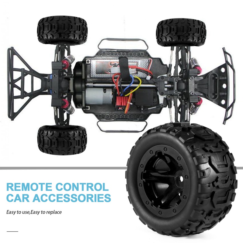 Set 4 Bánh Xe Thay Thế Cho Xe Điều Khiển Từ Xa WLtoys 144001 124016 124018 124019 Phụ Tùng Nâng Cấp 12428 Haiboxing 16889 Cho Xe Điều Khiển Từ