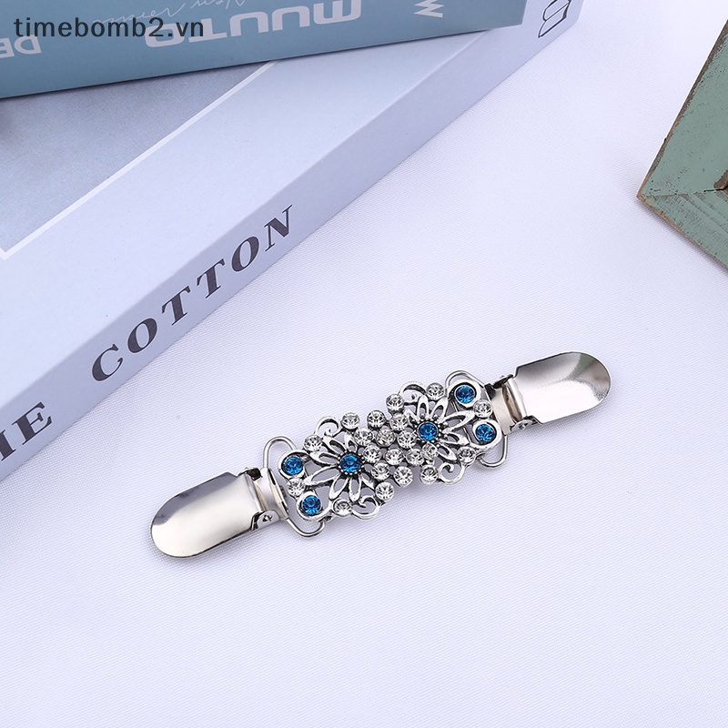 {Timebomb} Kẹp Cài Áo Cardigan Sweater / Khăn Choàng Cổ Hình Chú Vịt Cho Nữ