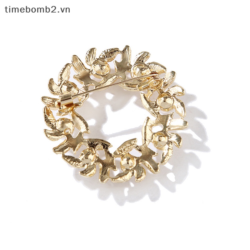 Ghim Cài Áo Đính Ngọc Trai Nhân Tạo Thời Trang Dành Cho Nữ