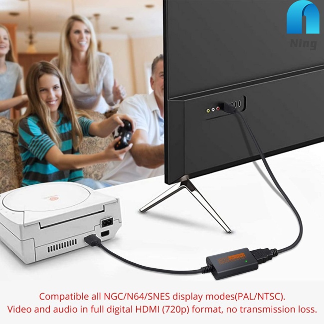 Đầu Chuyển Đổi Hd 1080p Sang Hdmi Cho Máy Chơi Game Nintendo64 N64 / snes / sfc / ngc