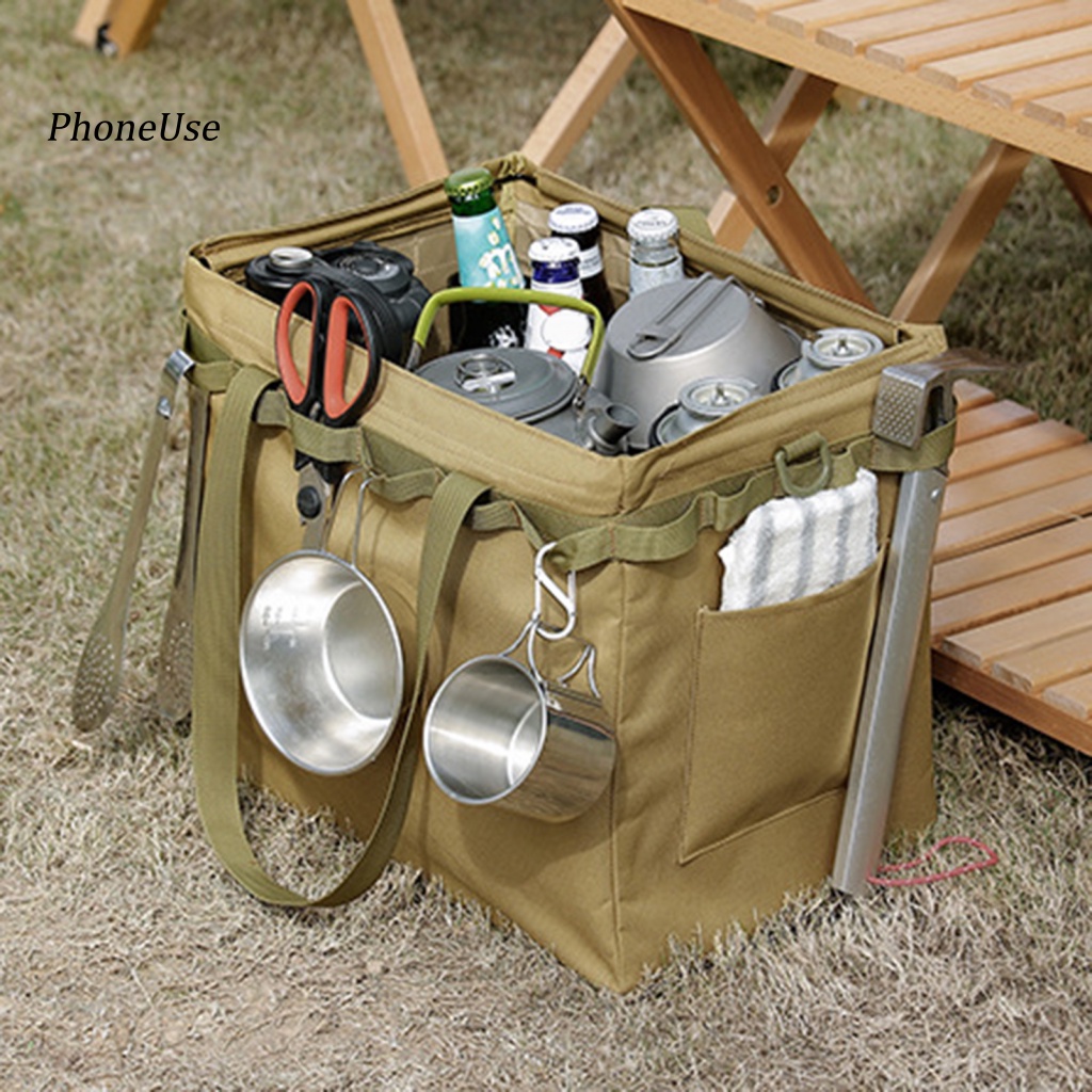 Túi Đựng Gia Vị Bằng PU Và Vải Oxford Chống Nước Sức Chứa Lớn Cho Hoạt Động Ngoài Trời