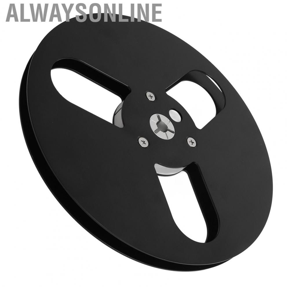 Alwaysonline Recording Tape Reel  1/4 7 Inch Empty Black for To Recorder