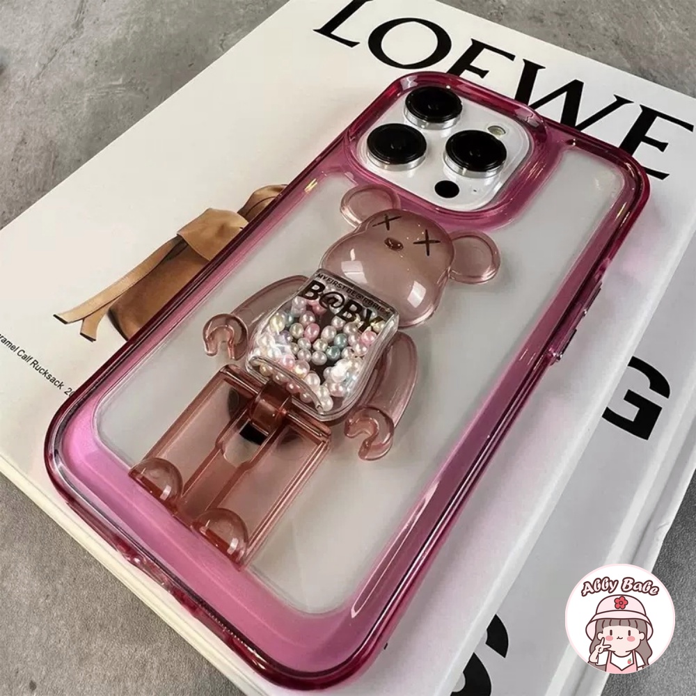 Ốp Điện Thoại TPU Dẻo Gắn Giá Đỡ Hình Kaws Phong Cách Hàn Quốc Cho IPhone 14 Pro Max 11 12 11 Pro Max X XS 7Plus