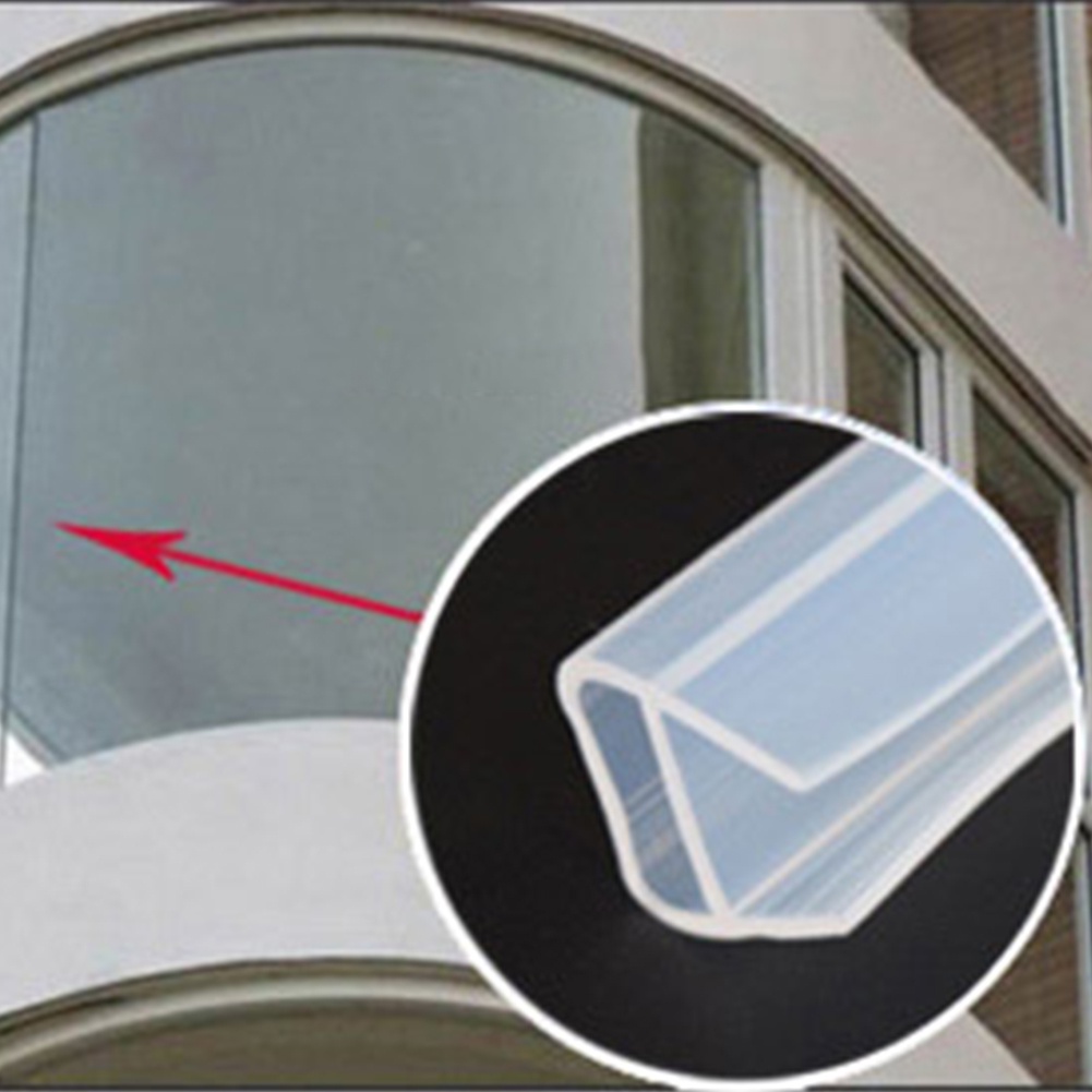 Dải Silicone 2M 6 / 8 / 10 / 12mm Bọc Mép Cửa Phòng Tắm Hình Chữ F / U