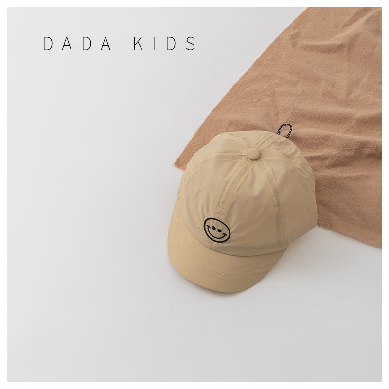 Mũ Lưỡi Trai Mỏng Nhẹ Thoáng Khí Thêu Chữ Thời Trang Mùa Hè Cho Bé