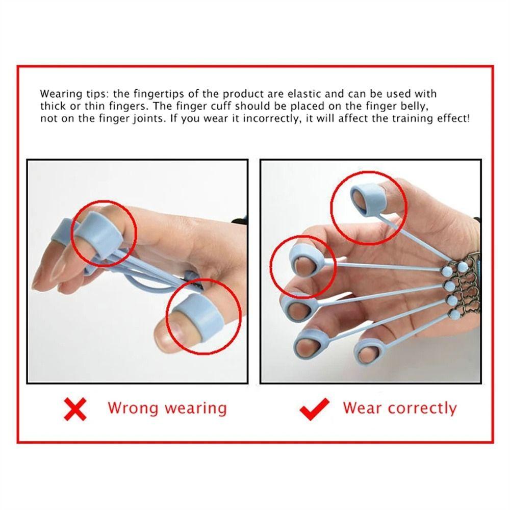 Bộ Dụng Cụ Luyện Tập Mở Rộng Ngón Tay Bằng Silicone Tiện Dụng