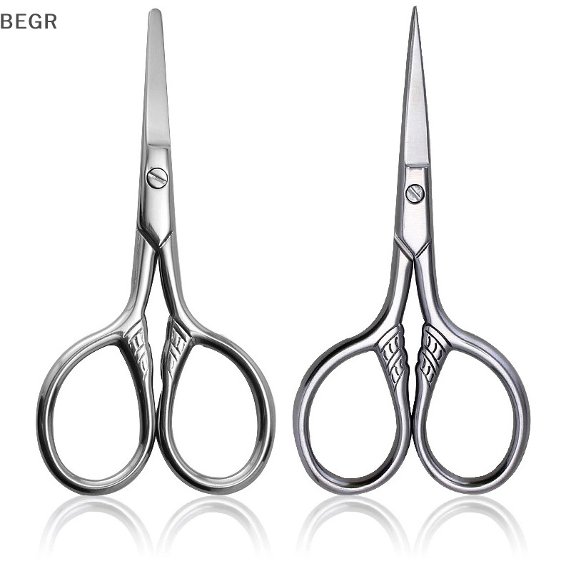 1 Kéo Cắt Tỉa Lông Mày / Lông Mi / Mũi Bằng Thép Không Gỉ vn