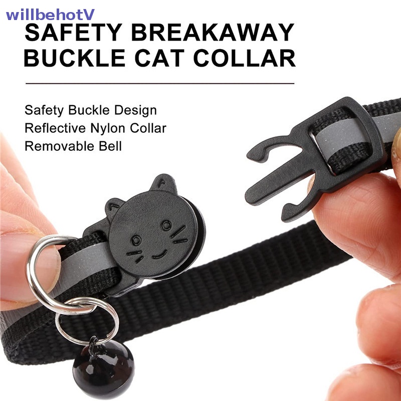 Vòng Cổ Nylon Phản Quang Có Thể Điều Chỉnh Chống Thất Lạc Cho Thú Cưng