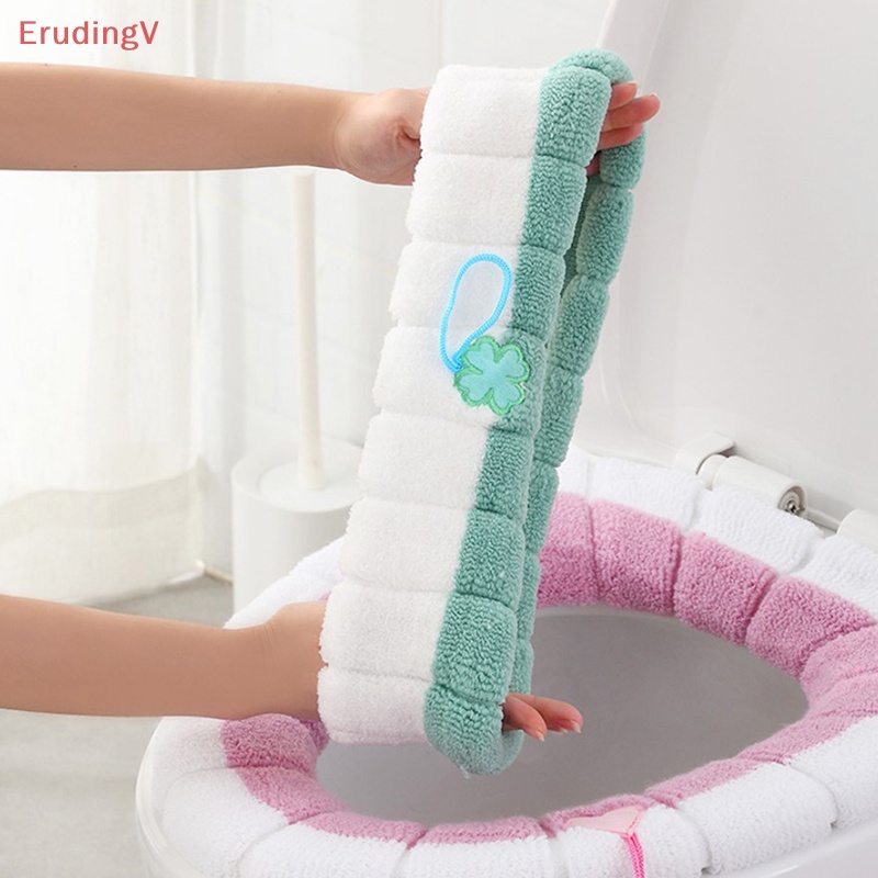 [ErudingV] Đệm Lót Bệ Ngồi Toilet Giữ Ấm Mùa Đông Có Thể Giặt Được [Mới]