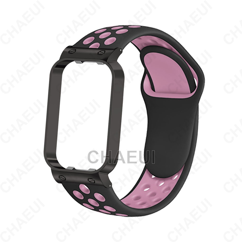 Dây Đeo Tay 2 Trong 1 Kèm Ốp Bảo Vệ Cho redmi smart band 2 / xiaomi mi band 7 pro / xiaomi smart band 8 active