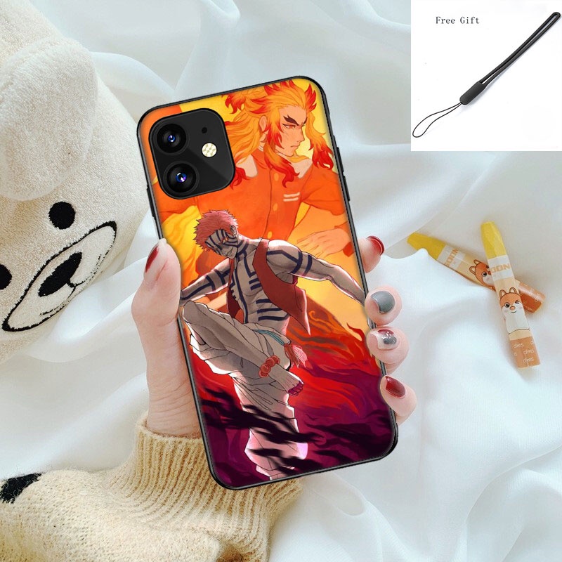 Ốp Điện Thoại Hình Akaza Cho iPhone 14 Plus Pro 11 XR XS 6 6S 7 / 8 / SE 2020 Plus A2