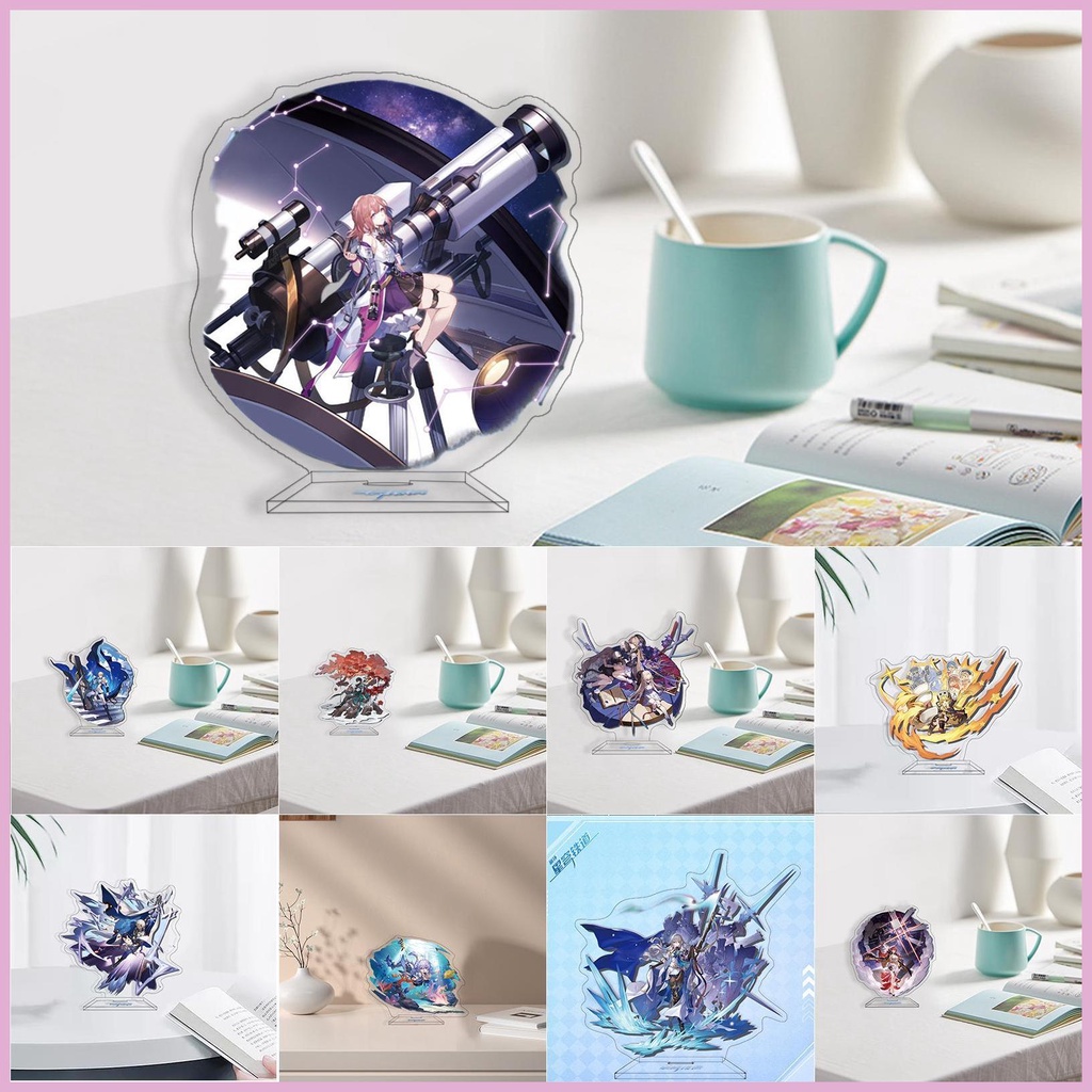 Biển Hiệu Anime 16cm Alan Esta Bailu Bronya Danheng Màu Đen Bằng Acrylic