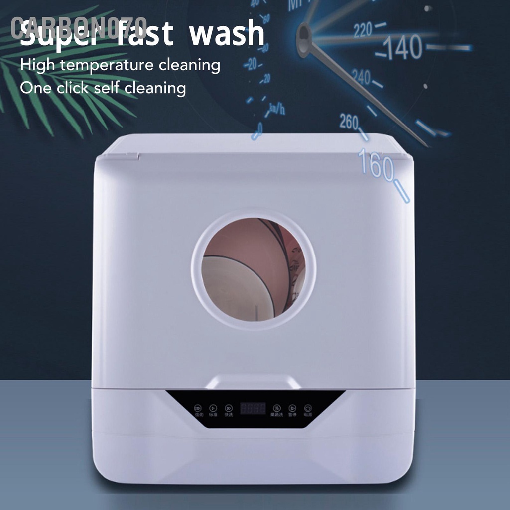 Máy Rửa Bát - Máy Rửa Chén Mini tự động di động chống rò rỉ cho Gia Đình Văn phòng RV 800W