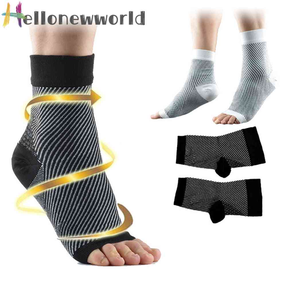 1 Đôi Tất Mắt Cá Chân Chống Mệt Mỏi Có Thể Tái Sử Dụng Dùng Khi Chơi Bóng Rổ / Chạy Bộ