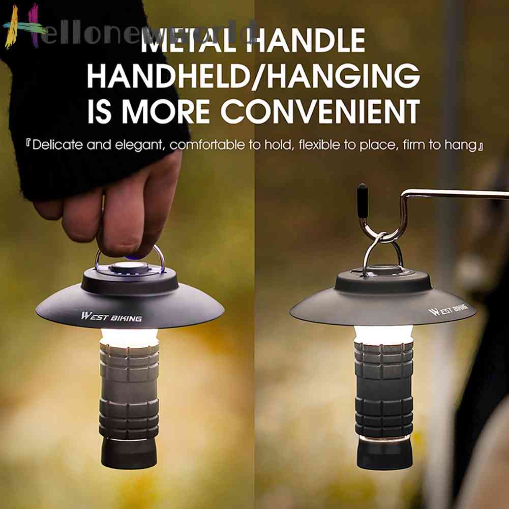 Đèn Cắm Trại / Leo Núi / Câu Cá 3 Chế Độ Sáng Tiện Dụng Mang Theo Du Lịch