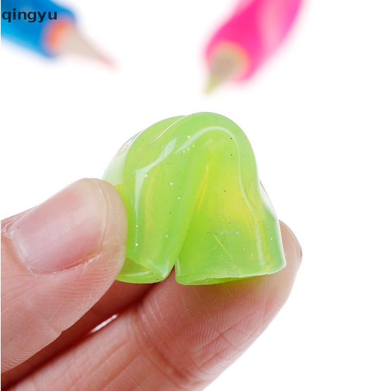 Set 4 Đầu Bọc Bút Chì Bằng Cao Su Mềm Cho Bé