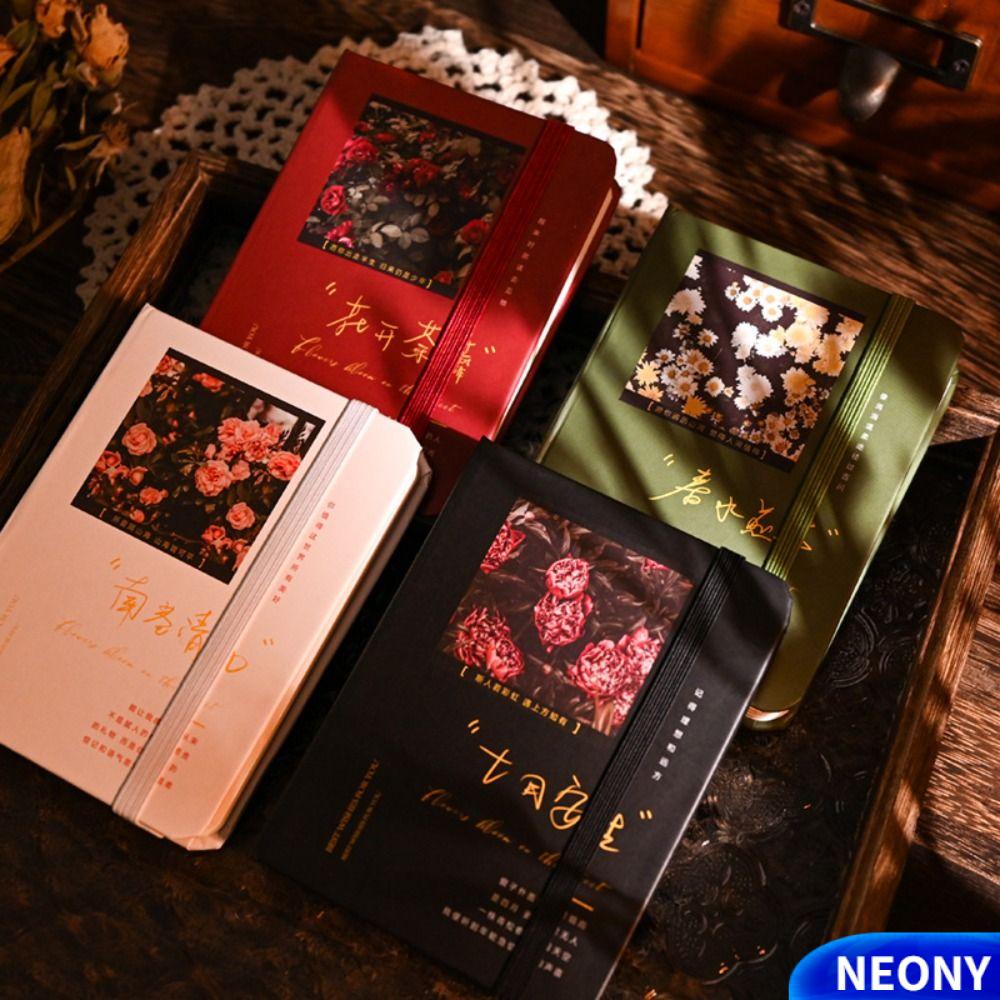 Sổ Tay Khổ A7 96 Tờ Mềm Mại Phong Cách Retro