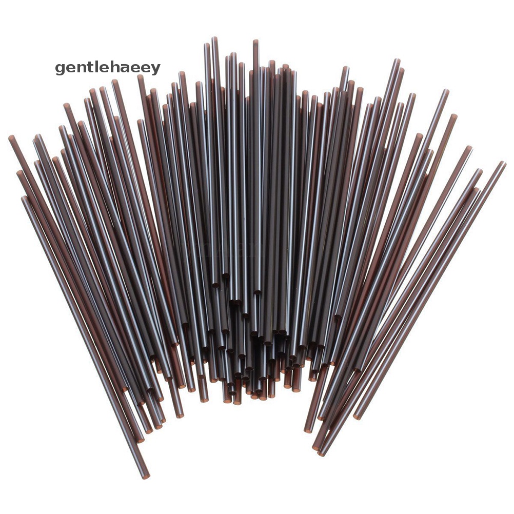 Set 100 Ống Hút Mini Bằng Nhựa Màu Đen Tiện Dụng Cho Các Bữa Tiệc