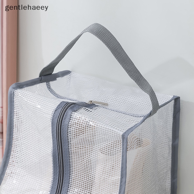 Túi Đựng Giày Trong Suốt Chống Nước Chống Bụi Có Khóa Kéo Tiện Lợi